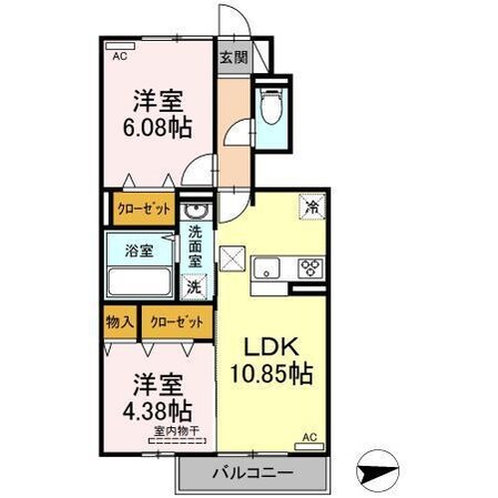 サーテMTの物件間取画像